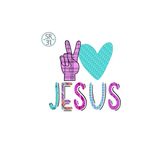 Download Peace Love Jesus Svg - Free SVG Cut File