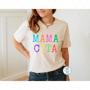 Mamacita Typography Design | Sarcastic Quote Digital Download | PNG File | Sublimation and DTF Design | Retro Typewriter | Vintage 70&#39;s vibe