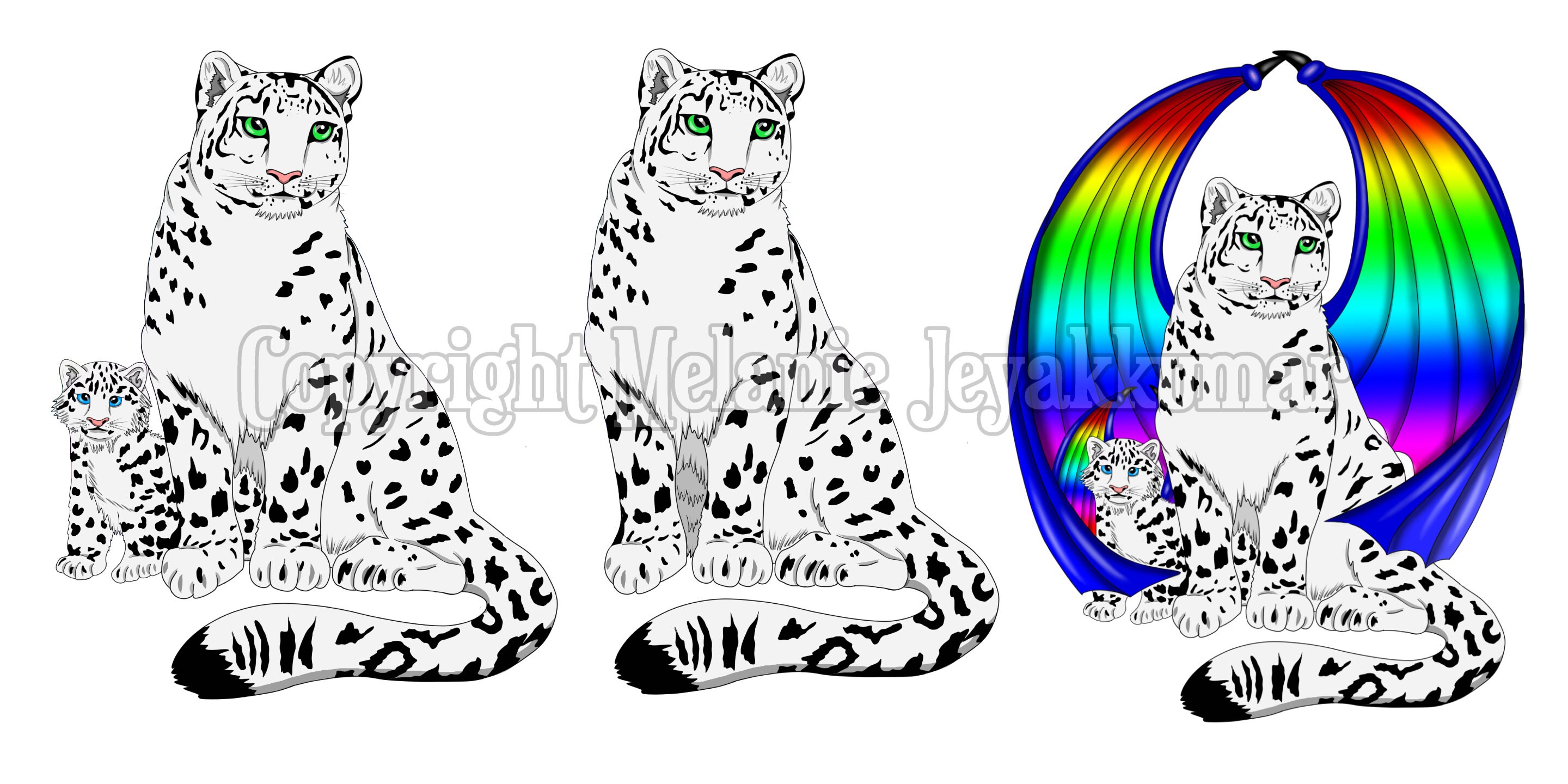 Cartoon Leopard Clip Art for Kids DIY Cat Nursery Decor - Etsy
