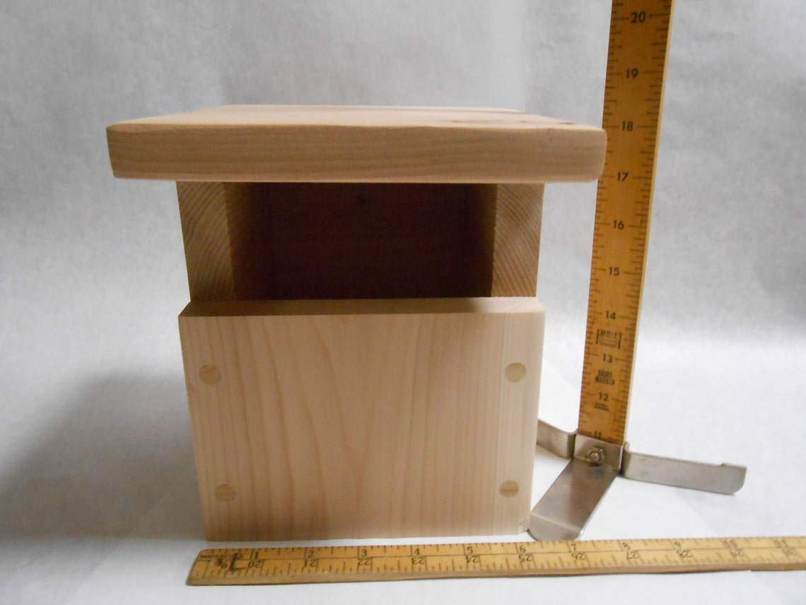 Raw Cedar Carolina Wren Nesting Box / Birdhouse Etsy