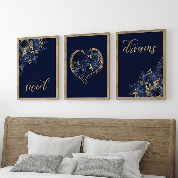 Gold Bedroom Decor - Etsy