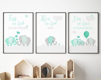 mint green nursery walls