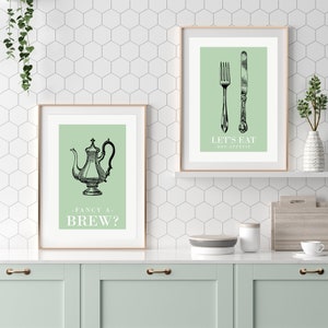 Sage green kitchen pictures