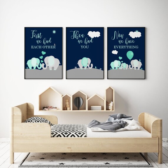 navy nursery decor