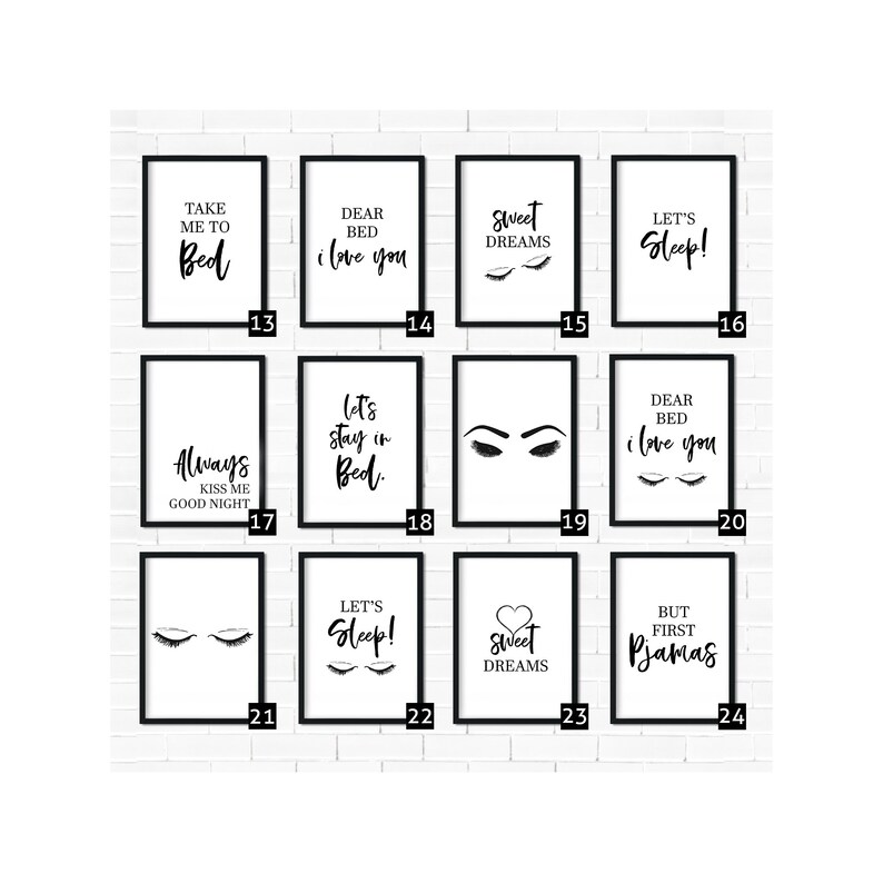 Bedroom wall art Bedroom art prints bedroom prints bedroom Etsy