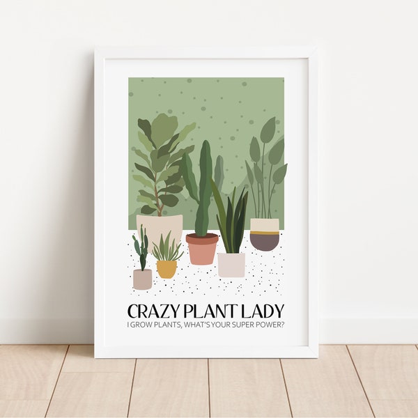 Plant Wall Art Etsy