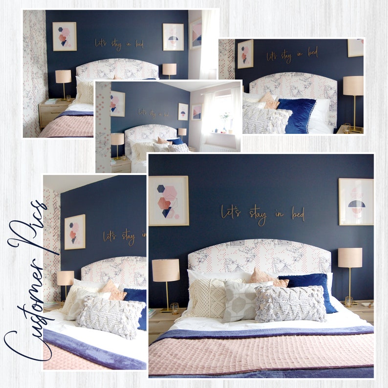 Navy Pink Wall Art Blue Pink Geometric PrintsNavy Blush Etsy