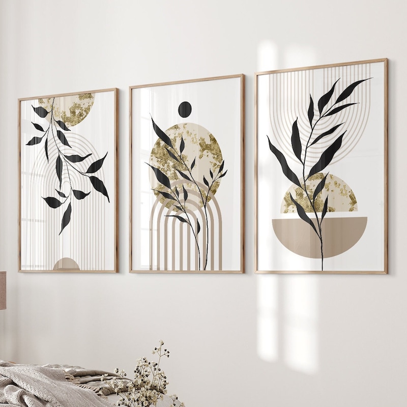 Boho Black Decor - Etsy