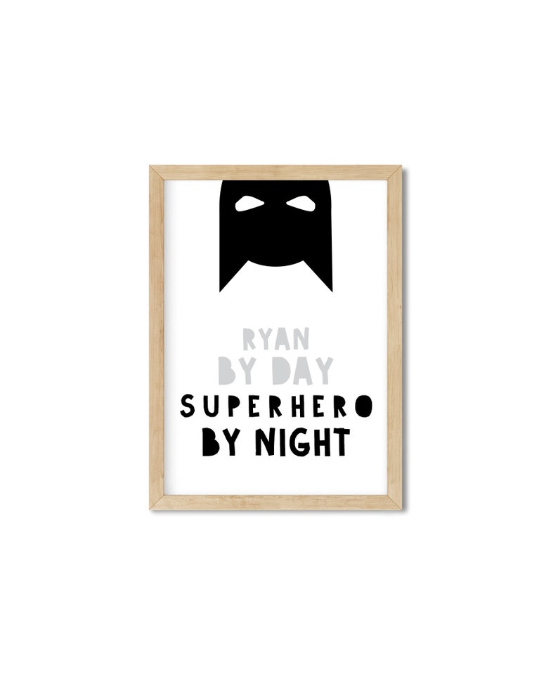 Superhero Prints, Superhero Wall Art, Superhero Room Decor, Superhero Room Prints, Kids Room Prints, kids wall art, Superhero Nursery Decor image 7