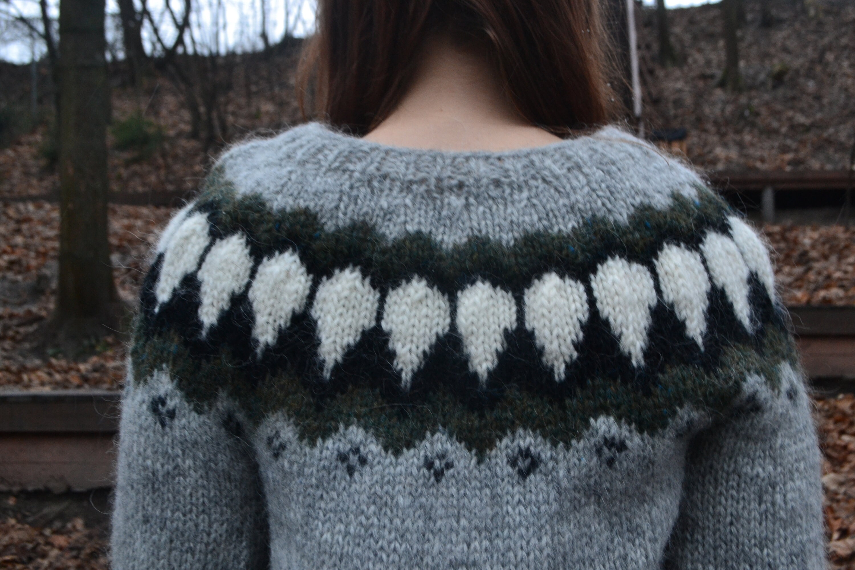 Icelandic jumper for woman Hand Knitted from Lopi wool Size Etsy