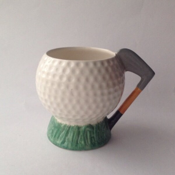 jaren 1930 Silvac Golf Ball mok. Golfbal & Club behandelen No. 4719 Golfers Gift
