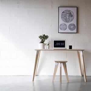 Scandi Plywood Dining Table. Simple. Minimal image 2