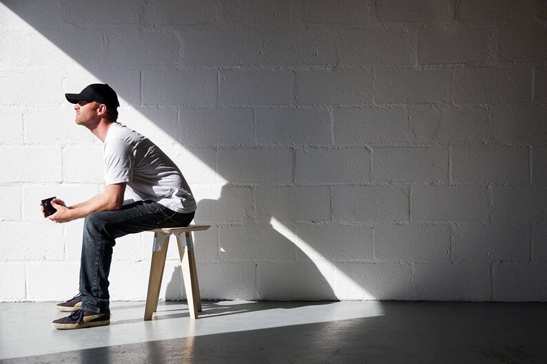 Scandi Style Plywood stool image 8