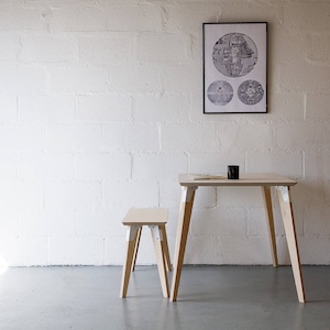 Scandi Plywood Dining Table. Simple. Minimal image 5