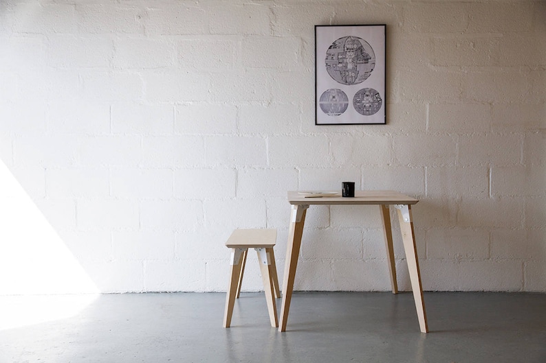 Scandi Plywood Dining Table. Simple. Minimal image 5