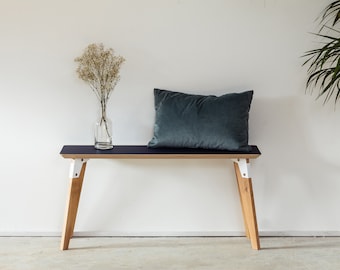 Simple, Colourful, Scandi Plywood Bench