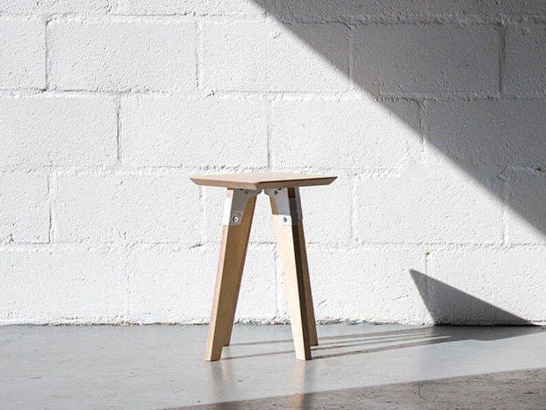 Scandi Style Plywood stool image 7