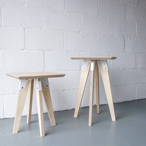 Scandi Plywood Side Table, Bedside, Plant Stand bild 7