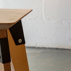 Scandi Plywood Side Table, Bedside, Plant Stand bild 6