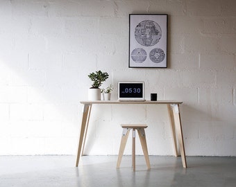 Simple Scandinavian Plywood Desk or Standing Desk