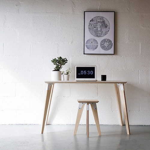 Simple Scandinavian Plywood Desk or Standing Desk Etsy