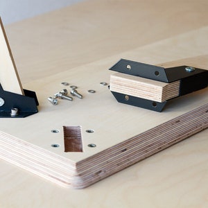 Scandi Plywood Dining Table. Simple. Minimal image 3