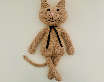 Peluche Mister Cat beige