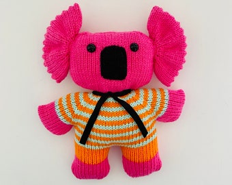 Peluche koala tricolore en coton