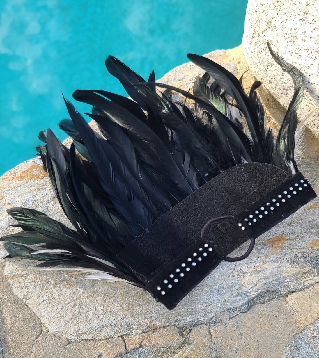 NWT Zara Feather Headpiece ZARA FEATHERED HEADBAND HEADPIECE main image 2