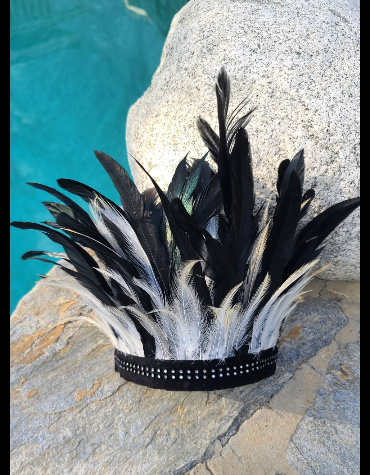 NWT Zara Feather Headpiece ZARA FEATHERED HEADBAND HEADPIECE main image 3