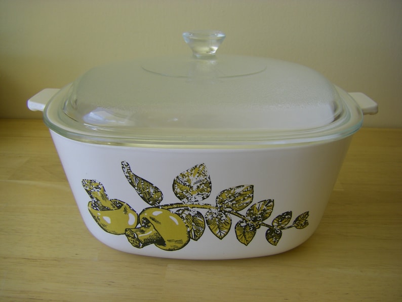 CorningWare 21/2 Quart 'Nature's Bounty' with Lid Etsy