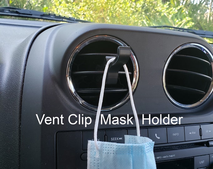 Car Mask Holder Air Vent Clip Car Accessories Face Mask Etsy