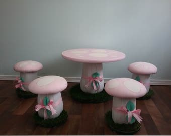 Mushroom table chair | Etsy Mushroom table chair | Etsy