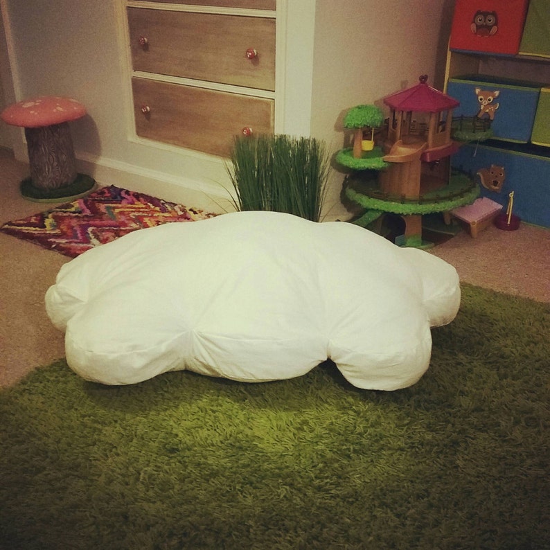 Floor Cushion Floor Pillow Cotton Pouf Floor Pouf Cotton Etsy