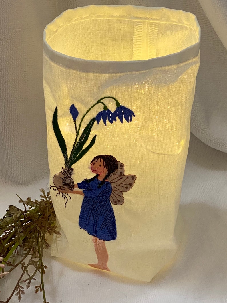 Light Bag With Acufactum Embroidery Fabric Lantern Etsy