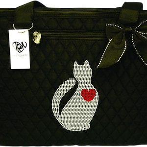 Rhinestone Cat - Rhinestone, Cat, Iron-On, Decal, Bling, Cat Lovers