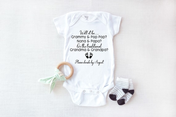 Your Going to Be Grandparents Again Baby Announcement for Family Romper Gray Pregnancy Announcement for Grandparents Size 0-3 Months Baby Announcement Onesie Baby Announcement Gifts Baby Boy Girl