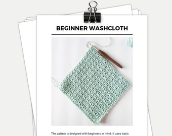 Beginner Crochet Washcloth Pattern