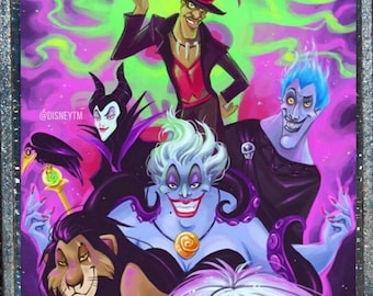 Bösewichte Dornröschen Maleficent Narbe Lion King Hercules Hades Ursula kleine Meerjungfrau Dr. Facilier Prinzessin Silber Anhänger Halskette Schmuck