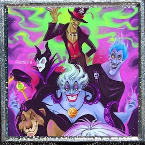 Villians Sleeping Beauty Maleficent Scar Lion King Hercules Hades Ursula Little Mermaid Dr Facilier Princess Silver Pendant Necklace Jewelry