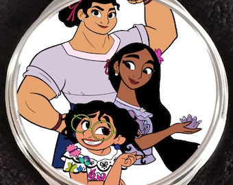 Encanto Isabella Dolores Luisa Mirabel Sisters Abuela Bruno Camilo Antonio Madrigal Family Compact Mirror Disneyland Walt Disney World