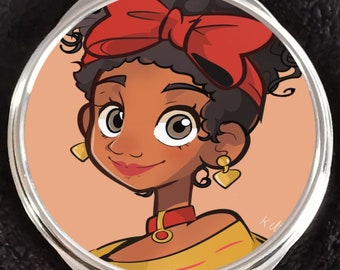 Encanto Dolores Luisa Mirabel Sisters Cousins Abuela Bruno Pepa Madrigal Family Magic House Compact Mirror Disneyland Walt Disney World