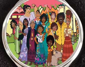 Encanto Isabella Dolores Luisa Mirabel Sisters Abuela Bruno Camilo Antonio Madrigal Family Compact Mirror Disneyland Walt Disney World