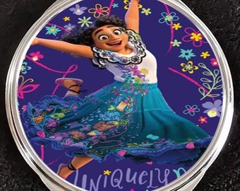 Encanto Isabella Dolores Luisa Mirabel Sisters Abuela Bruno Camilo Antonio Madrigal Family Compact Mirror Disneyland Walt Disney World