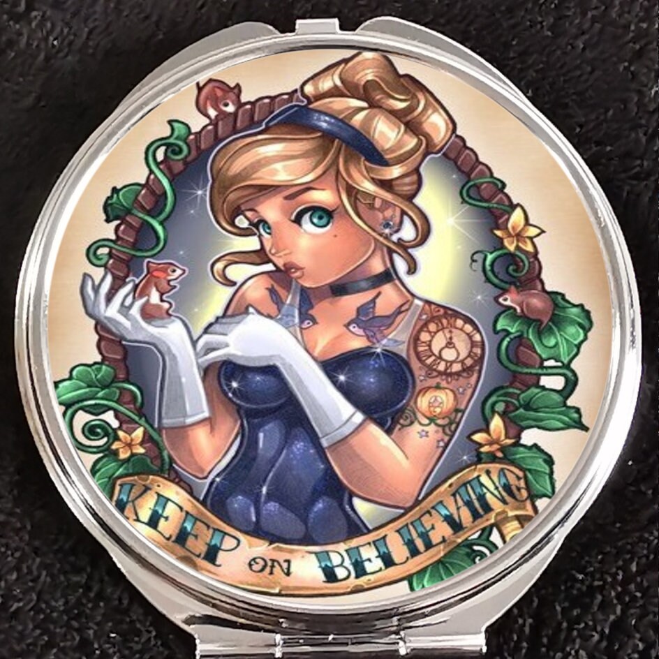 Princess Cinderella Glass Slipper Tattoo Flash Art Pinup -  Portugal