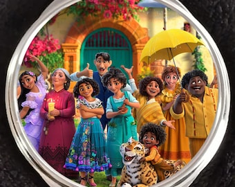 Encanto Isabella Dolores Luisa Mirabel Sisters Abuela Bruno Camilo Antonio Madrigal Family Compact Mirror Disneyland Walt Disney World