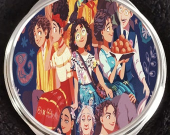 Encanto Isabella Dolores Luisa Mirabel Sisters Abuela Bruno Camilo Antonio Madrigal Family Compact Mirror Disneyland Walt Disney World