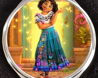 Encanto Isabella Dolores Luisa Mirabel Sisters Abuela Bruno Camilo Antonio Madrigal Family Compact Mirror Disneyland Walt Disney World