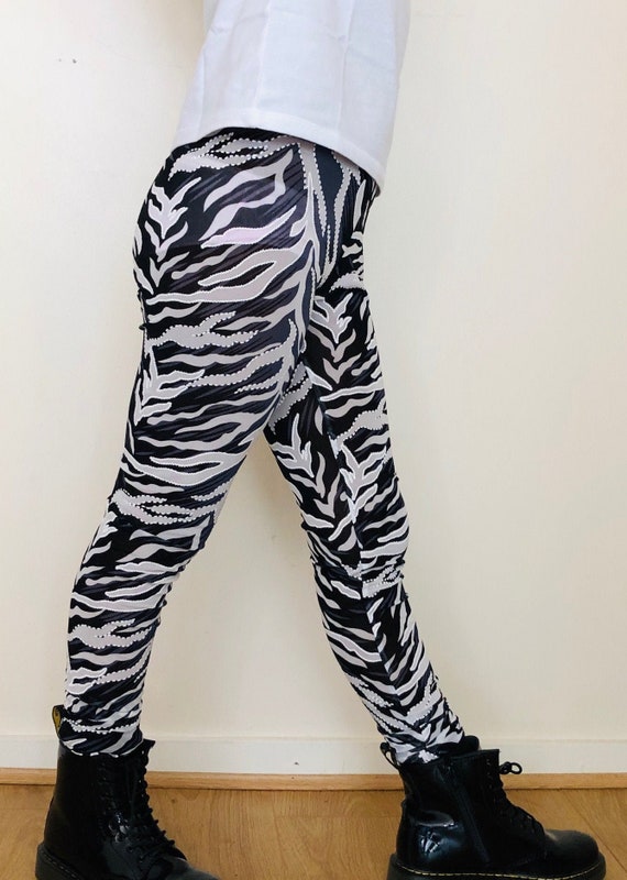 High waisted animal print sheen leggings – Revitalize Hair & Beauty Spa