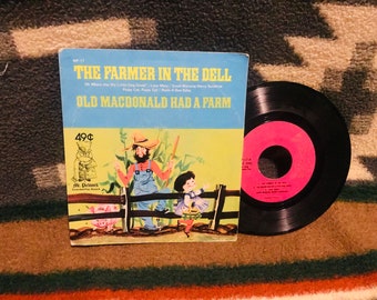 Farmer in The Dell Nursery Rhyme Feltflannel Board Story Telling Puppets Quiet Play Language and Speech Therapy